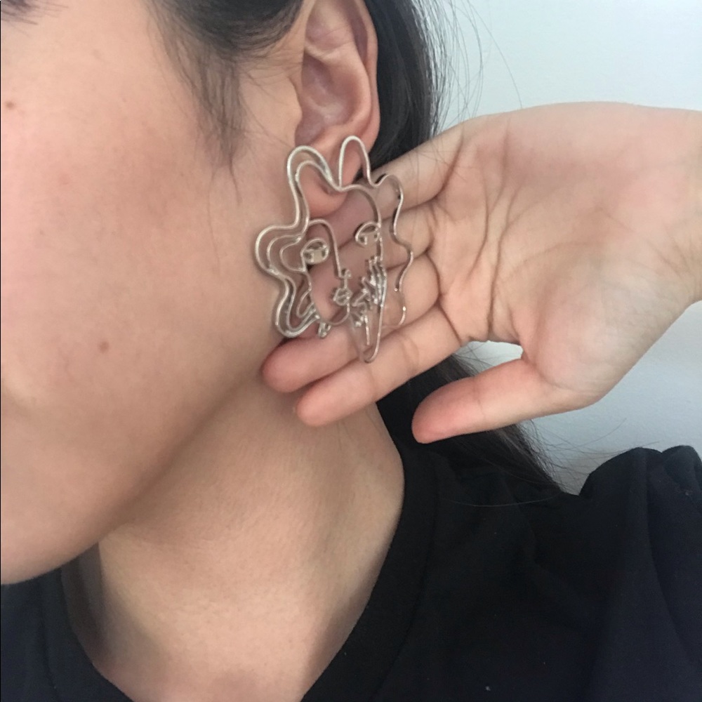 Portrait earrings - Picture 2 of 2